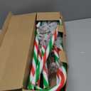 ElectricWise Candy Cane Lights Outdoor, 21 Inch Christmas Pathway Lights, Set of 10 Outdoor Xmas Decorations with 8 Modes for Holiday Patio Yard Garden (Red Green White)