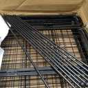 FXW Rollick Unleashed Dog Playpen for Indoor, Yard, RV Camping, 24 inch 8 Panels for Small and Puppy Dogs, BlackPatented