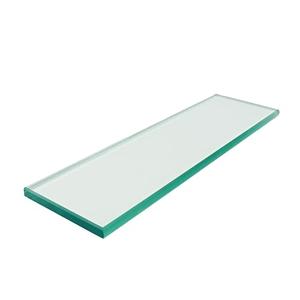 M-D Glass Shelf | Tempered Bathroom Shelf 12" x 3-3/8" | Ultra Slim, Break-Resistant, Easy Install | Modern DIY Storage Décor & Organization
