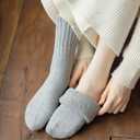 Yoicy Womens Super Thick Wool Socks - Soft Warm Comfort Casual Crew Winter Socks (Pack of 3-5), Multicolor (One Size)