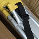 Aluminum Surveying Tripod, Heavy Duty Construction Transit Tripod with Quick Clamp, 5/8-Inch-11 Threaded Flat Head for RTK Base Station, Total Station & Laser Level