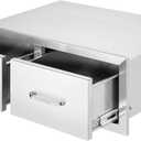 VEVOR Outdoor Kitchen Drawers 30" W x 10" H x 20" D, Horizontal Double BBQ Access Drawers Stainless Steel with Handle, BBQ Island Drawers for Outdoor Kitchens or Patio Grill Station