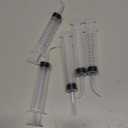 Wisdom Teeth Syringe, 5 Pack Irrigation Dental Syringes with Measure Scale & Curved Tip for Dental Care Liquid Oral Tonsil Stone