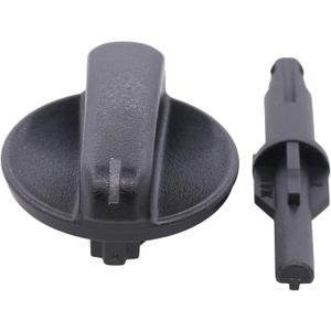 ApplianPar Climate Heater Control Knob and Shaft Stem for Mitsubishi Lancer Outlander 2002-2007