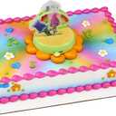 DecoSet DreamWorks Trolls Happy Cake Topper, 1-Piece Decoration Set with Interactive Characters for Fun After the Party