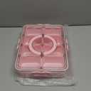 COOK WITH COLOR Snackle Box for Kids Lunch Box and Snack Container, Rose