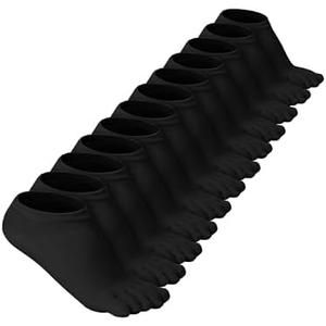 Bencailor 6 Pairs Kids Toe Socks Cotton Compression Ankle Low Cut Five Toe Sock for Kids Boys