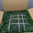 20"x20" (12P), Artificial Greenery Grass Wall Backdrop, UV-Anti | Faux Green Boxwood Panel for Patio Balcony Privacy, Green Hedge Ivy Fence Covering Privacy, Garden, Backyard Wall Home Decor