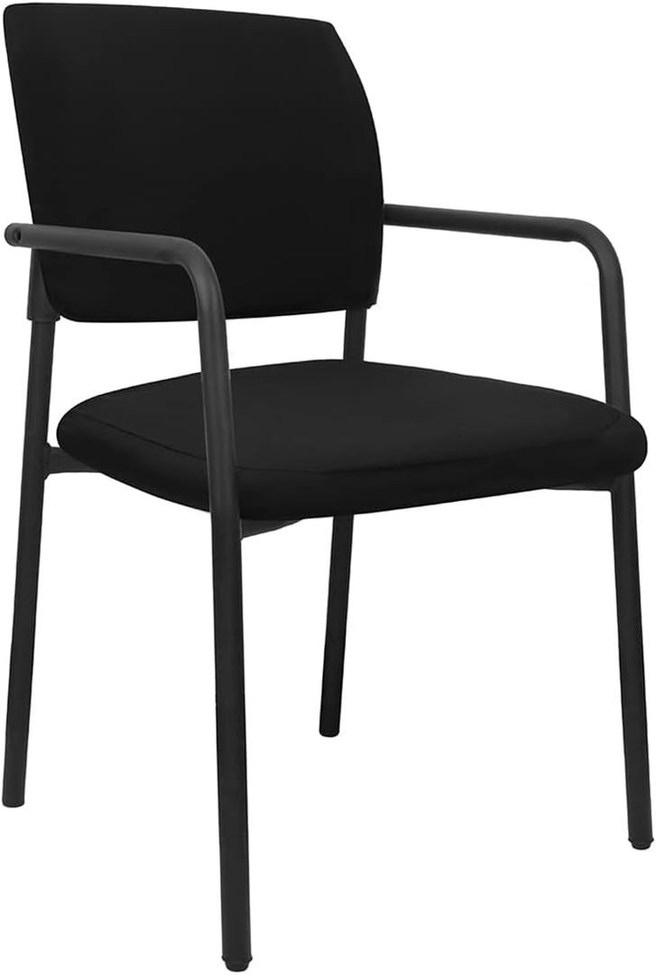 Deisy Dee ONLY Chair Cover Stretch Chair Slipcover Covers for Guest Reception Arm Chair (Black)