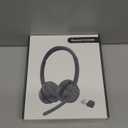 (2026 Upgraded) Wireless Headset with Mic for Work, Bluetooth Headset with Noise Canceling Microphone, Wireless Headphones with Mic and USB Dongle and Mute, Fit for Computer/PC/Teams (Black)