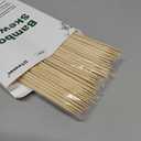 100PCS 12 inch Bamboo Skewers for wooden sticks BBQAppetiserFruitCocktailKabobChocolate FountainGrillingKitchencrafting and Party. =4mm