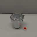 Filtered Shower Head with 5 Modes, HOPOPRO High Pressure Showerhead with Filter, 2-In-1 Fixed Showerhead Filter for Hard Water, Remove 99% Chlorine, Improves Skin Hair Condition (4 Inch Silver) (Chrome Polished)