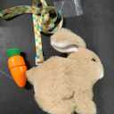 Tagitary Easter Plush Bunny Toys Electronic Bunny Toy with Sounds,Wiggling Ears,Hopping,Twitching Mouth and Nose,Interactive Rabbit Toy for Kids with Leash,Easter Birthday Gift for Toddlers (Yellow)