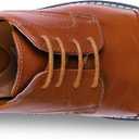 Men's Dress Shoes Formal Business Classic Lace Up Wingtip Oxford Shoes (7)