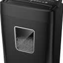 Bonsaii Paper Shredder, 8-Sheet Crosscut Home Office Shredder with 4.2 Gallon Bin, P-4 Security Level Document Shredder Shred Credit Card/Mail/Staple/Clip (C261-C Updated)