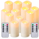 CLTNIKET 48-Pack LED Flameless Candles with Remote Control - Perfect for Home, Parties, and Special Occasions - Create a Magical Ambiance Effortlessly(Three Sizes)