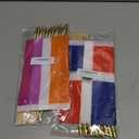 2 x 12Pcs Small Dominican Republic Flags on Wooden Stick Mini Dominican Flag Hand Held Flag Decorations,5x8 Inch