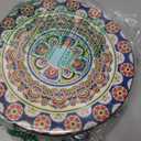 Tambourines Musical Instrument Handheld Drum: Tambourines for Adults Church 10 Inch Double Row Metal Jingles - Percussion Wooden Tambourine for Dance Wedding Party (10 inch)