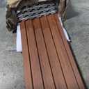 Art3d WPC Slat Wall Panels, 8-Pack 108 x 6 Inch 3D Wall Accents for Interior Wall Decor, Living Room, Bedroom, Teak