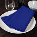 Avalon Kitchen Royal Blue Cloth Napkins Bulk (Pack of 24) - 100% Polyester Dinner Linen Napkins Cloth Washable & Reusable - Durable with Hemmed Edges - Ideal for Parties and Weddings (17x17 Inches)