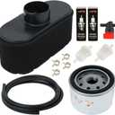 HIPA FR691V Tune Up Kit Compatible with Kawasaki FR730V FR651V FS481V FS541V FS600V FS651V FS691V FS730V 4-Stroke Engine Lawn Mower 11013-0752 Air Filter 49065-7007 Oil Filter