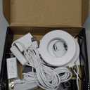 Aokrean Grow Light, Full Spectrum Plant Lights for Indoor Growing with with 3/9/12H Timer, 3 Color Modes, 10 Brightness, 6.5"-26" Height Adjustable Halo Grow Light with Base, 3 Pack(3.4in)