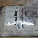 Schweek 8x10 Neutral Area Rug Vintage Washable Rugs for Living Room Beige