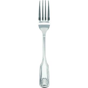 Thunder Group SLSS006 Dinner Fork, 7.68", 18/0 Stainless Steel, Mirror-Finish, Sea Shell, Pack of 12