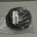 Cat 6 Outdoor Ethernet Cable 100 ft (30.48m), Support Cat8/7 Network, 10Gbps 550MHz, 24AWG Pure Copper, Direct Burial Waterproof In-Ground UV Resistant LAN Patch Cable for Router, Modem, Switch, Black