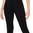 Forever 21 Womens High-Rise Zip-Hem Leggings (X-Large, Black)