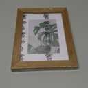 Egofine 5x7 Picture Frame Made of Solid with Plexiglass, Display Pictures 3.5x5/4x6 with Mat or 5x7 Without Mat for Tabletop and Wall Mounting, Carbonized Brown