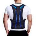 Upgraded Posture Corrector Back Brace for Men and Women, New Version Lumbar Support for Posture Improving and Pain Relief, Full Back Support for Neck, Shoulder, Waist Pain XL
