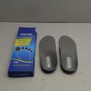 Plantar Fasciitis Feet Insoles Arch Supports Orthotics Inserts Relieve Flat Feet, High Arch (Mens 10-10 1/2 | Womens 12-12 1/2) (Gray)