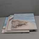 the stream design Bedroom Canvas Beach Wall Art: Bathroom Living Room Pictures Ocean Theme Painting Wall Decor 4 Panel Blue Coastal Prints Sea Scene Artwork Decorations for Home Office