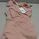 GRACE KARIN 2025 Women's Notch Lapel Ruched Wrap V Neck Business Work Dress Sleeveless A Line Midi Dress Size S