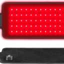 Red Light Therapy Belt for Body, Flexible Use Red Light Pad with Timer Controller Fit for Small Areas, 60 Beads Portable Infrared Light Therapy Belt for Starters