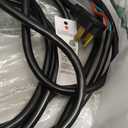 25 ft 4 Prong Dryer Cord, 30Amp 10 Gauge Dryer Power Cord Replacement, Pure Copper 4-Wire Extension Cord with NEMA 14-30P Plug and O-Ring Terminals, 250V 7500W, ETL Listed, Black STW