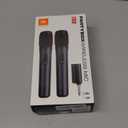JBL PartyBox Wireless Mic - 2X Digital Wireless Microphones, Rechargeable Battery (20hrs - 700mAh), Clear Voice, Crisp Sound, Stable 2.4GHz Connection, Compatible with All PartyBox Speakers (Black)
