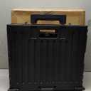 SUNALLY Folding Utility Cart Rolling Crate Handcart Shopping Trolley, Black