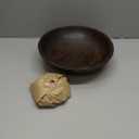 EDHAS Mango Wood Decorative Wooden Bowl Hand Carved Home Decor for Dining Table Center, Living Room, Kitchen Decor (12" x 12' x 4.75")