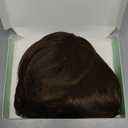 YYHR Mens Short Brown Wig Realistic Natural Male Side Part Wig Synthetic Heat Resistant Natural Halloween Cosplay Hair