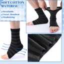 Twistover 10 Pairs Men Toeless Socks Open Toe Flip Flop Pedicure Socks for Sandals Running Yoga Spa