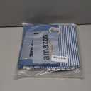 Awellife Boho Navy Blue Shower Curtain for Bathroom Stripe Shower Curtain 72 X 72 Inches Farmhouse Cotton (Tassel Free-navy)