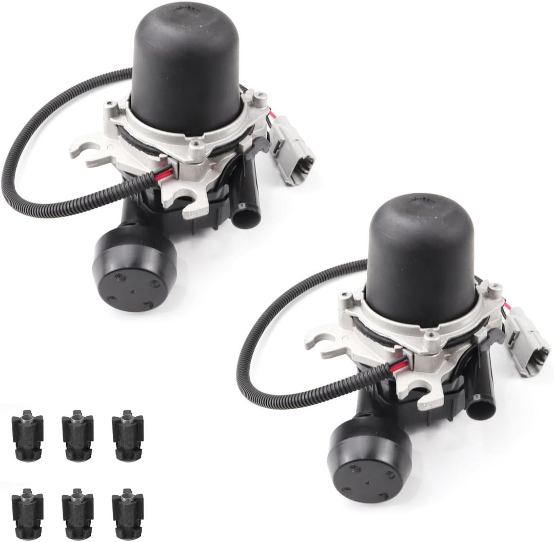 Secondary Air Injection Pump Smog Pumps Compatible with 2007-2013 Toyota Sequoia Tundra Land Cruiser Lexus LX570 4.6L 4.7L 5.7L Replaces 17610-0S010 176100S011 (2pc)