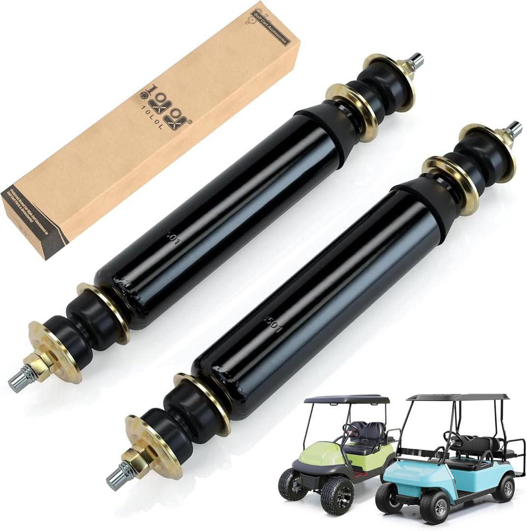 10L0L 2 Pack Golf Cart Rear Shock Absorbers for Club Car DS Gas Electric Golf Cart 1988-up, G&E 2004-Up Precedent 1013164 102588501