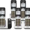 VTech VG231-5 Cordless Phone 5-Handset with Large Display and Big Buttons, DECT 6.0 with Caller ID/Call Waiting, Full Duplex Speakerphone, ECO Mode, Last 10 Number Redial, Easy to Use