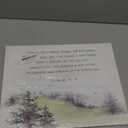 Bible Verse Canvas Print Decor Forget the Former Things Isaiah 43:18-19 Wall Painting Posters Artwork 12X15 Watercolors Home Office Decoration (Framed)