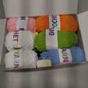 Alutaba 6Pcs Crochet Kit for Beginners, Crochet Animal Kits for Adults with Step by Step Videos Tutorials, Knitting Kit for Crochet Lovers Great Birthday Holiday Gift, DIY Handmade Gifts (Set-4)