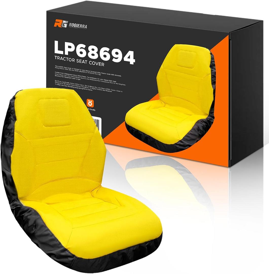 LP68694 Compact Utility Tractors Seat Cover for John Deere 1025R & 2025R Tractor