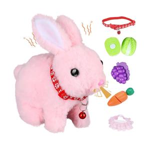 Jimate Bunny Toys for Kids Aged 3-7, Hopping Bunny Toy with Realistic Jumping, Wiggling Ears, and Sound Effects, Ideal Rabbit Toys for Girls and Boys for Birthdays, Easter, Missing detail